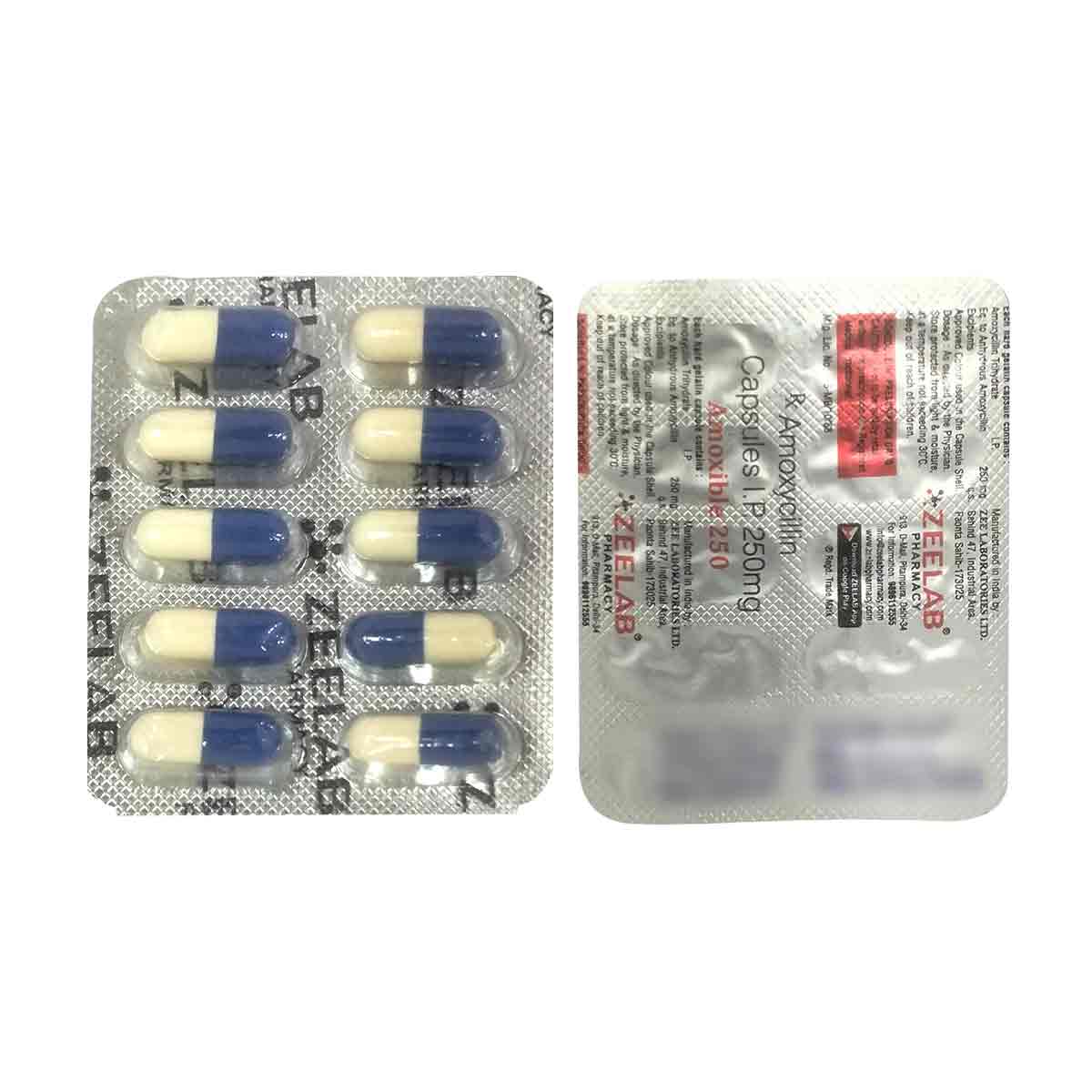 Amoxible 250 Antibiotic Capsule