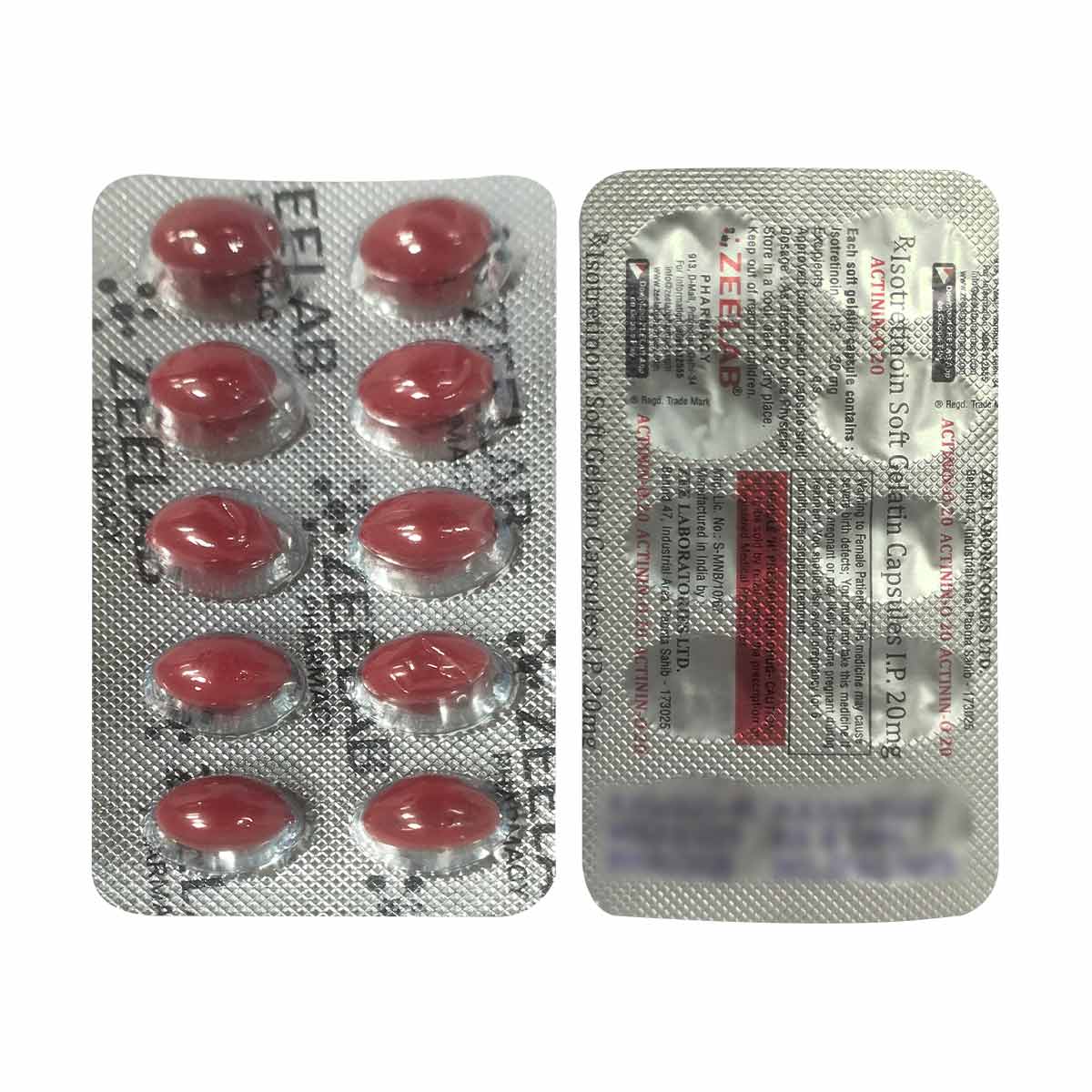 Actinin O 20 Capsule