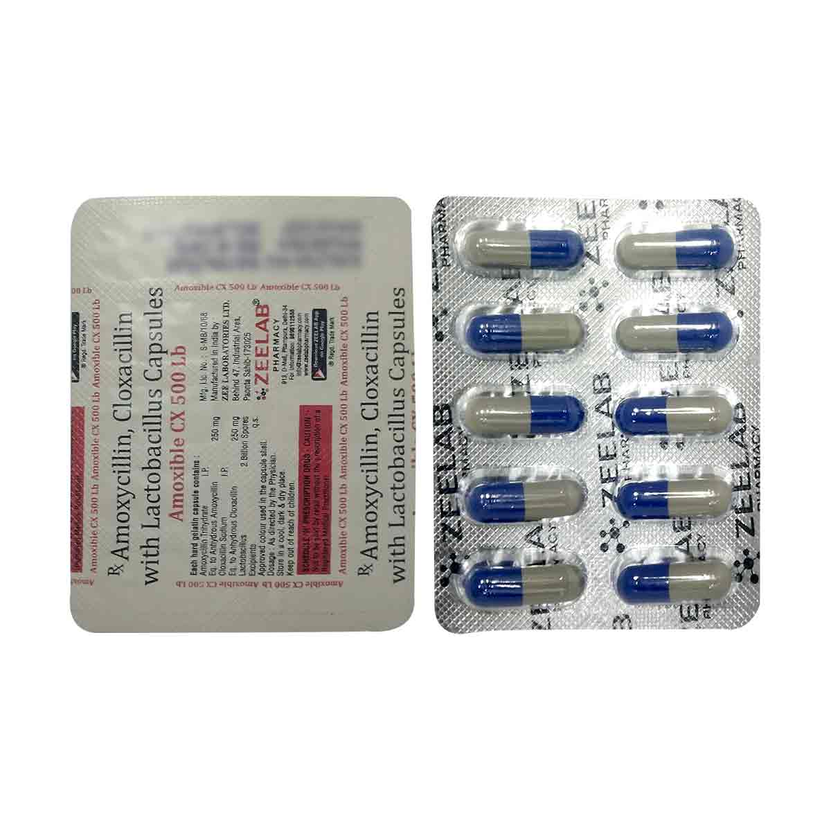 Amoxible CX 500 LB Antibiotic Capsule