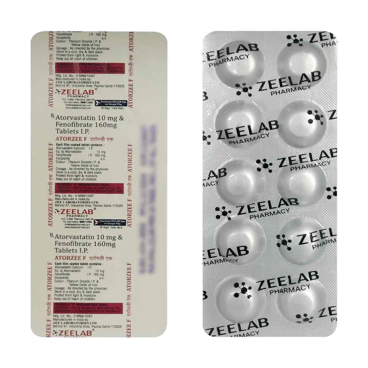 Atorzee F Cholesterol Tablet