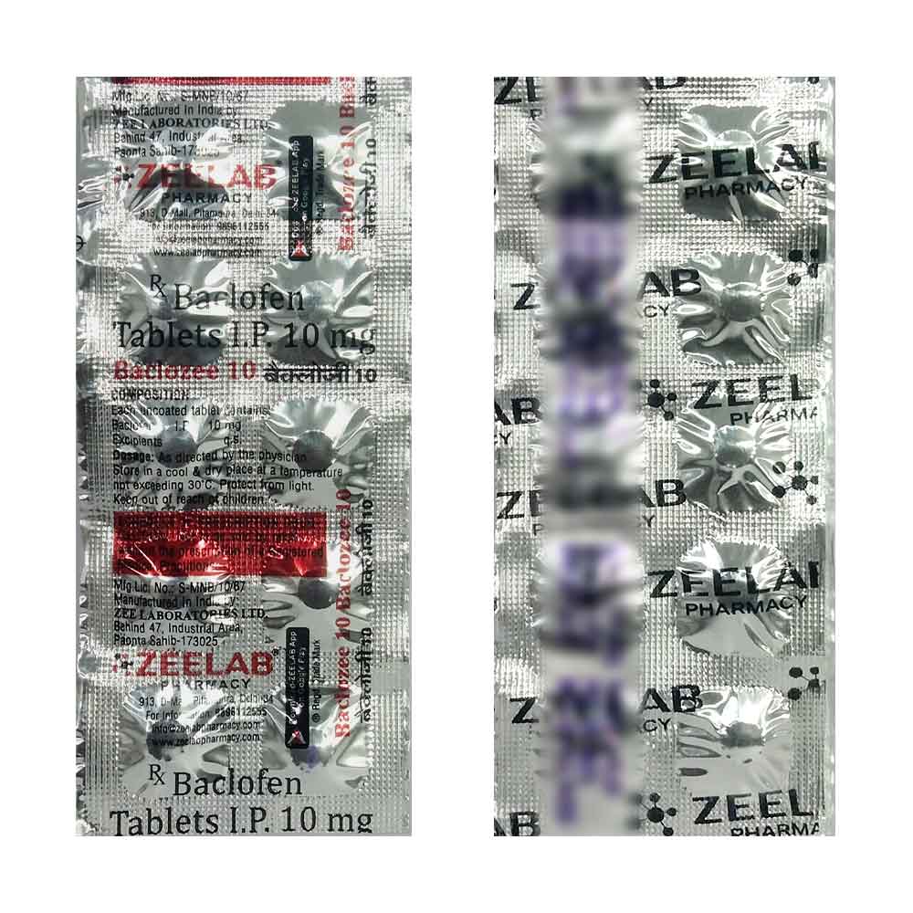 Baclozee 10 Muscle Spasms Tablet