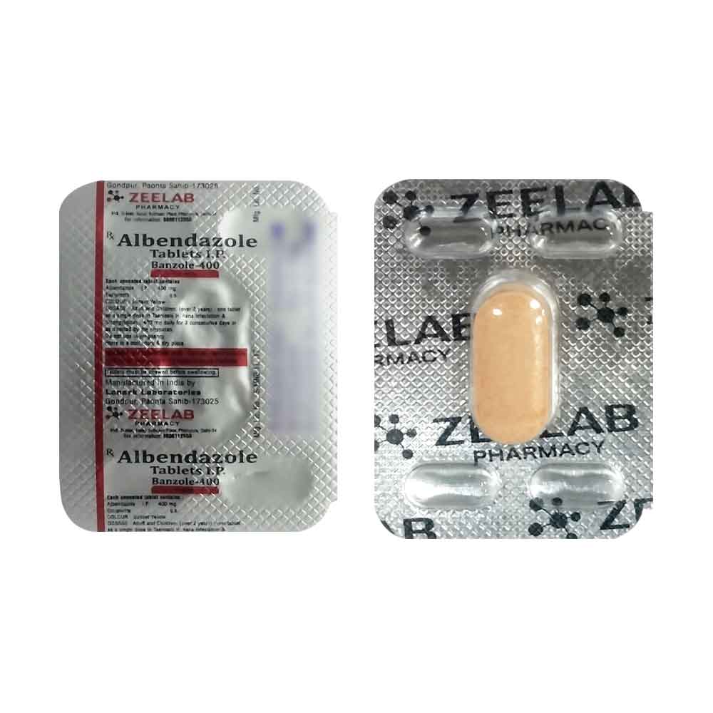 Banzole 400 Anti Worm Tablet