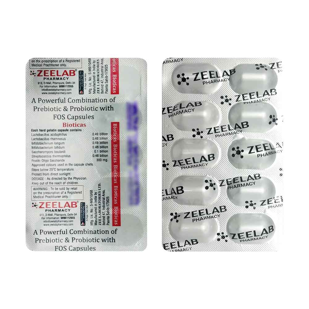 Bioticas Prebiotic and Probiotic Capsule