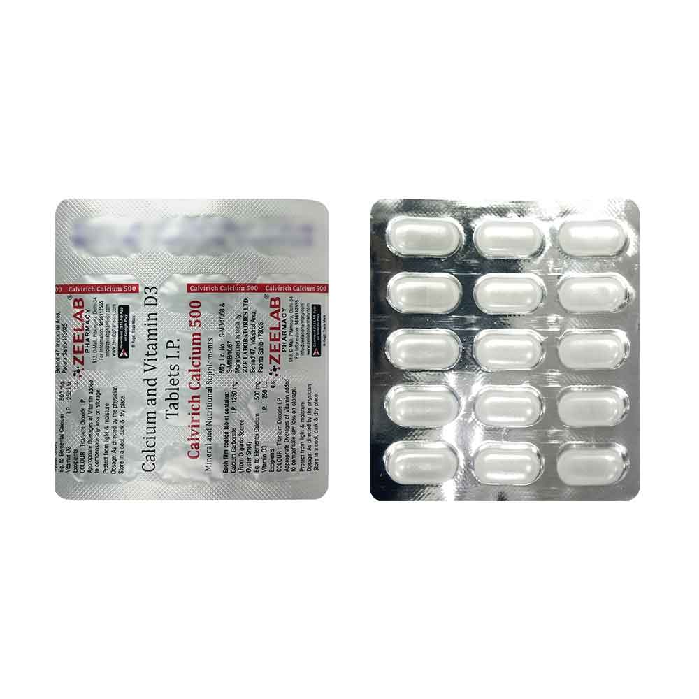 Calvirich Calcium 500 Tablet