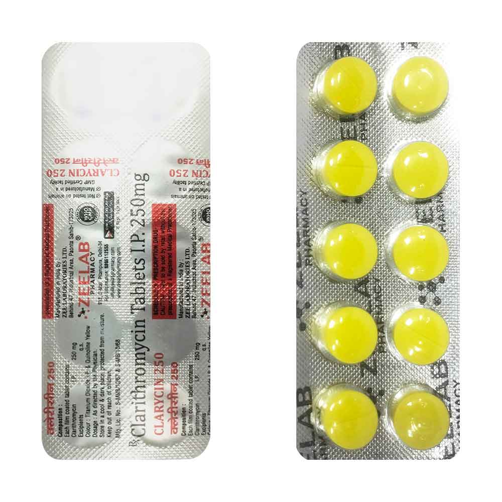 Clarycin 250 Antibiotic Tablet