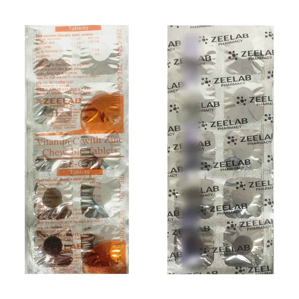 ZEE Vitamin C 500 Chewable Tablet