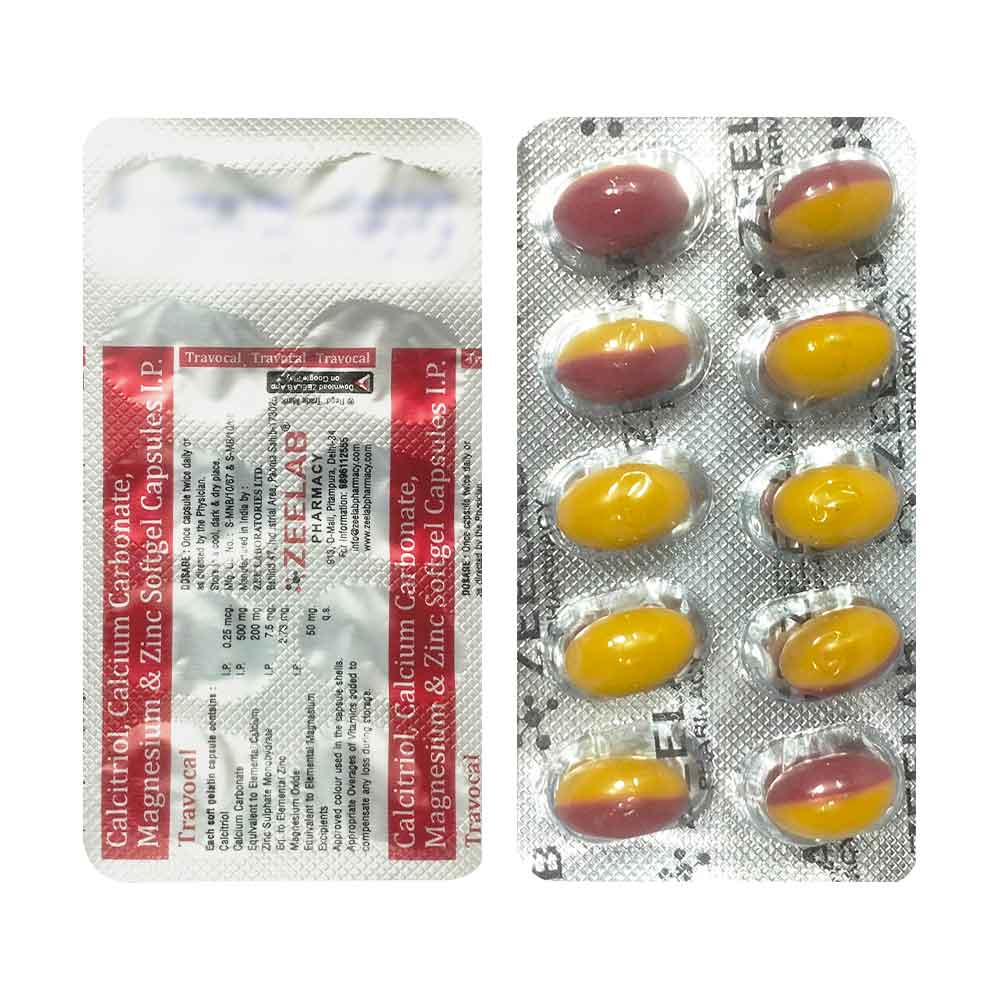 Travocal Calcium Supplement Softgel Capsule