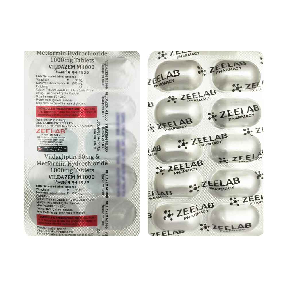 Vildazem M 1000 Tablet