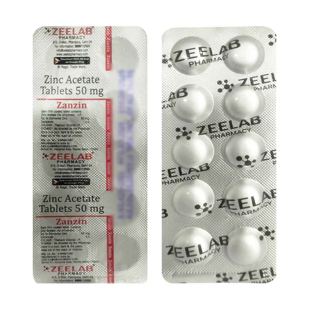 Zanzin Zinc Tablet