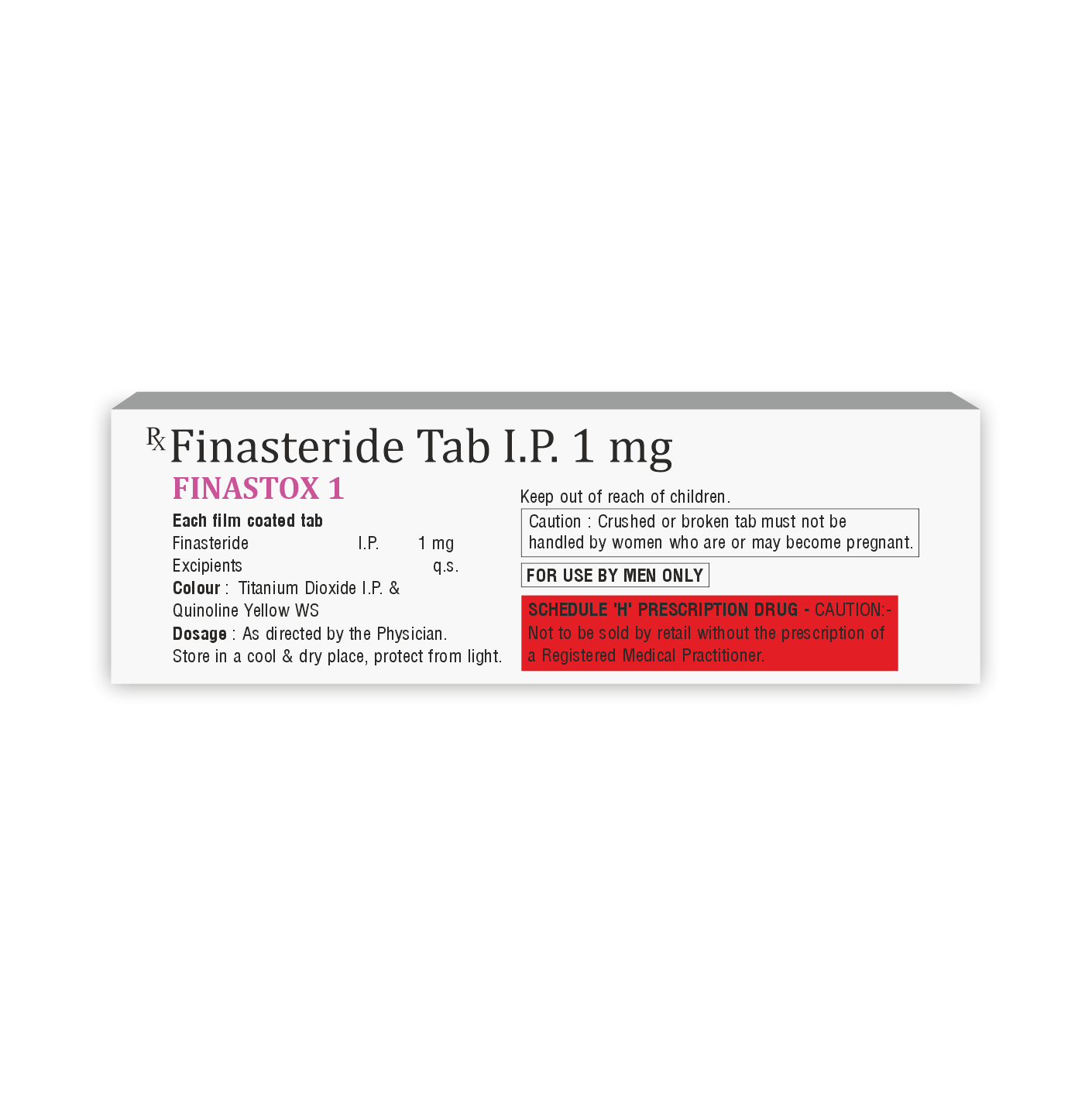 Finastox 1 Tablets