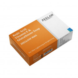 Zeeglow Max Kojic Acid and Glutathione Soap​ with Vitamin E 