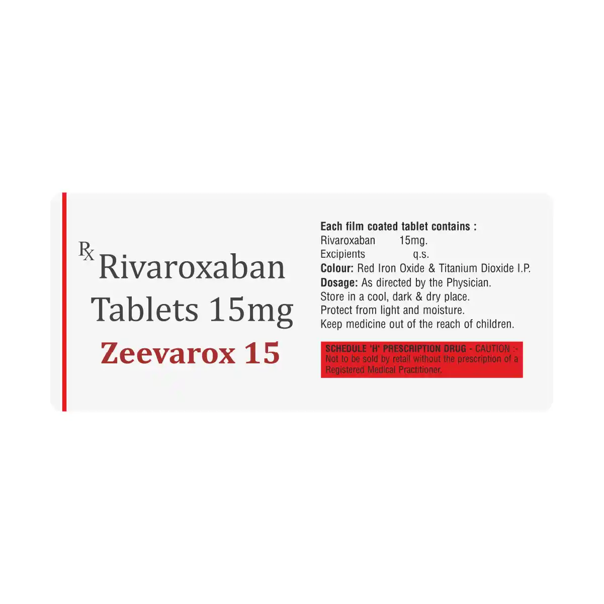 Zeevarox 15 Anticoagulant Tablet