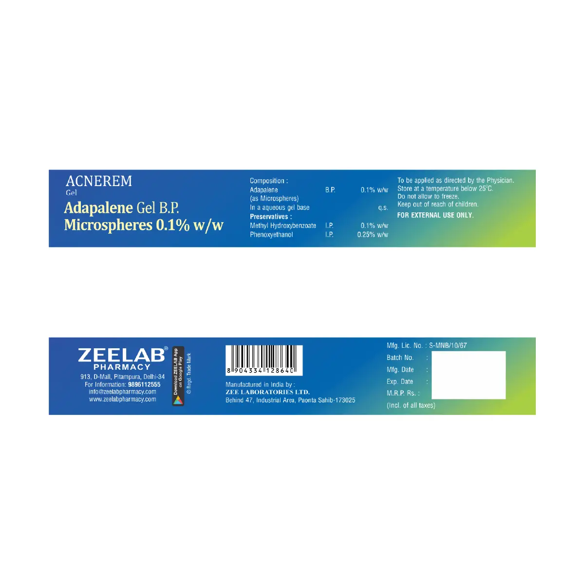 Acnerem Anti Acne Gel