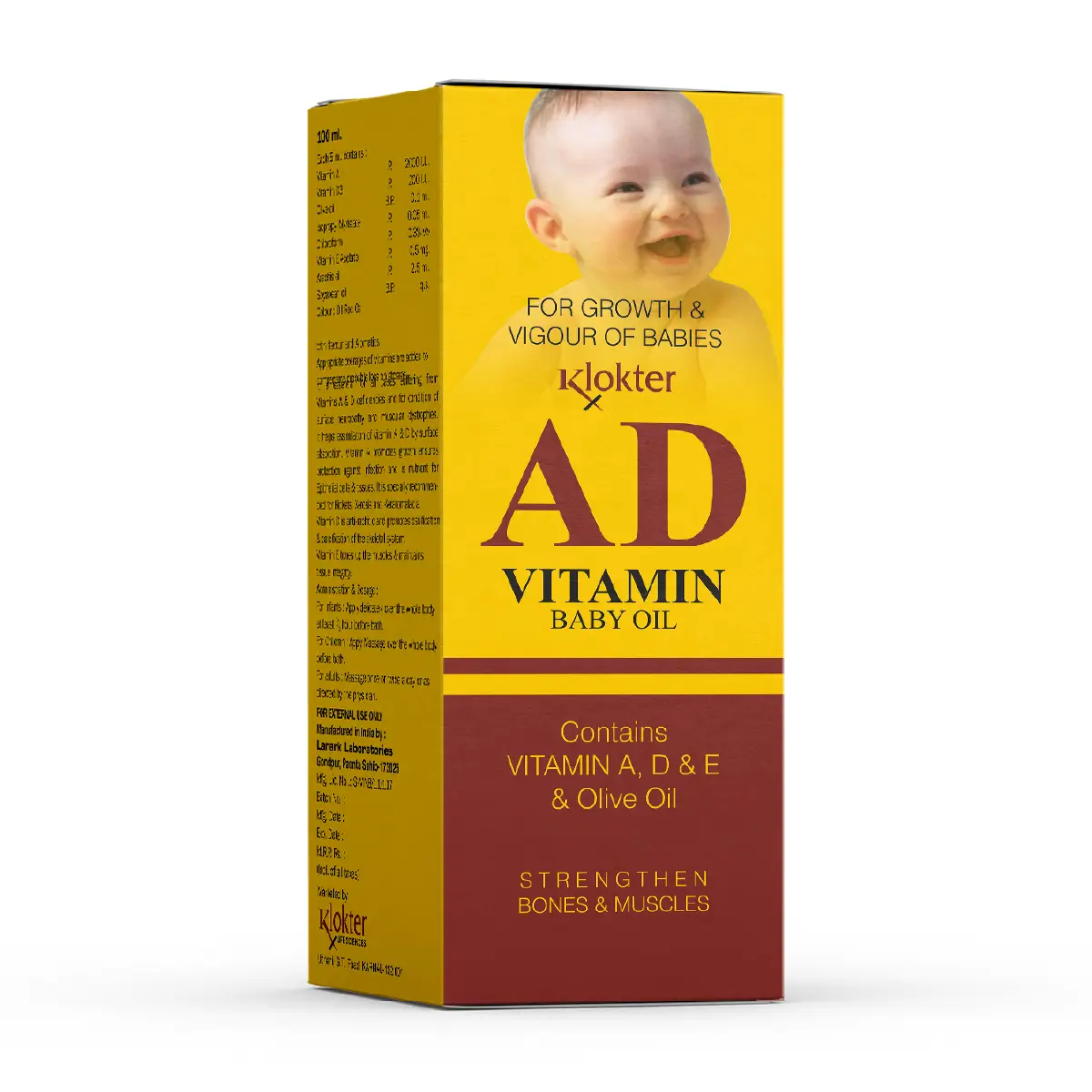 AD Vitamin Baby Oil 100 ml