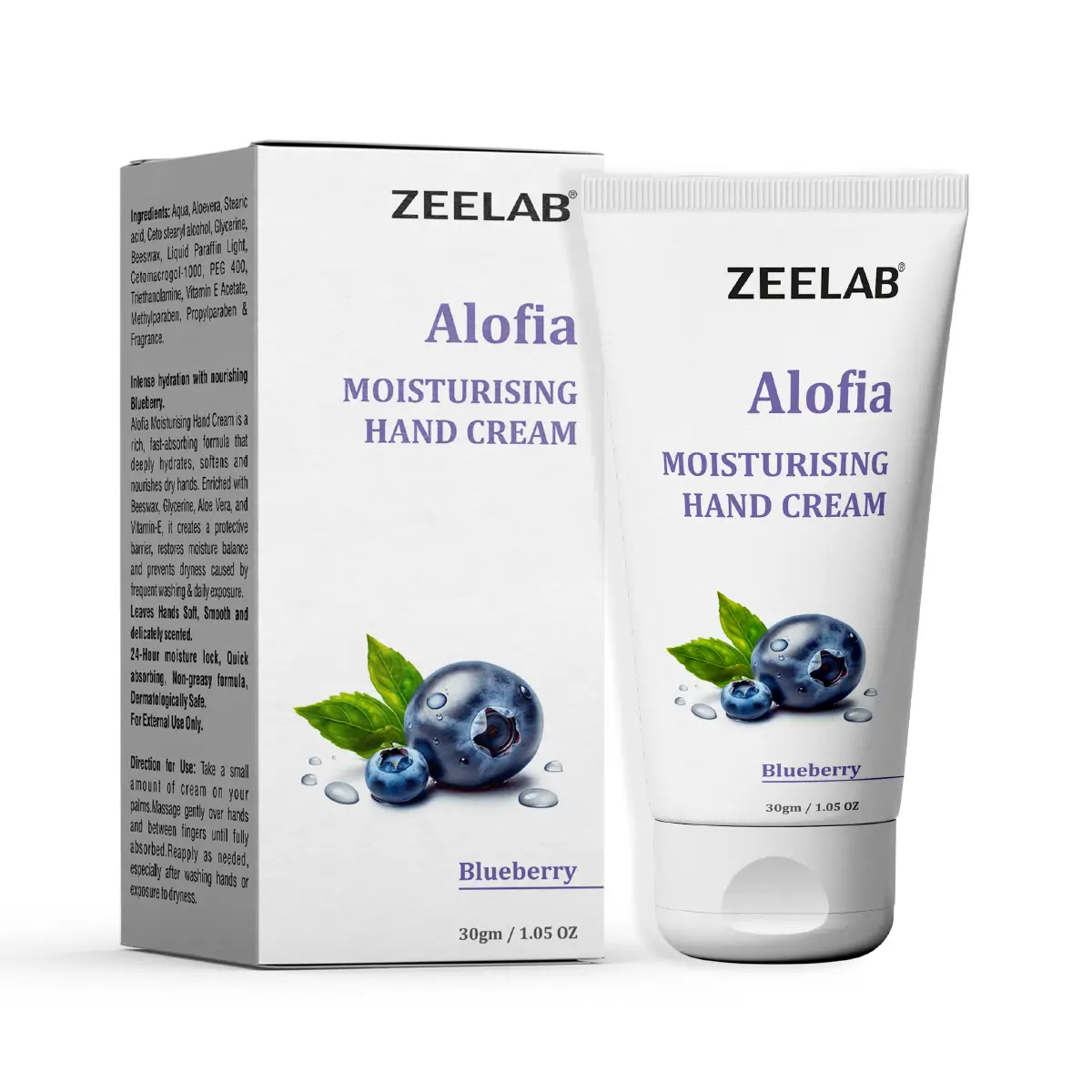 ALOFIA Moisturising Hand Cream &ndash; Blueberry
