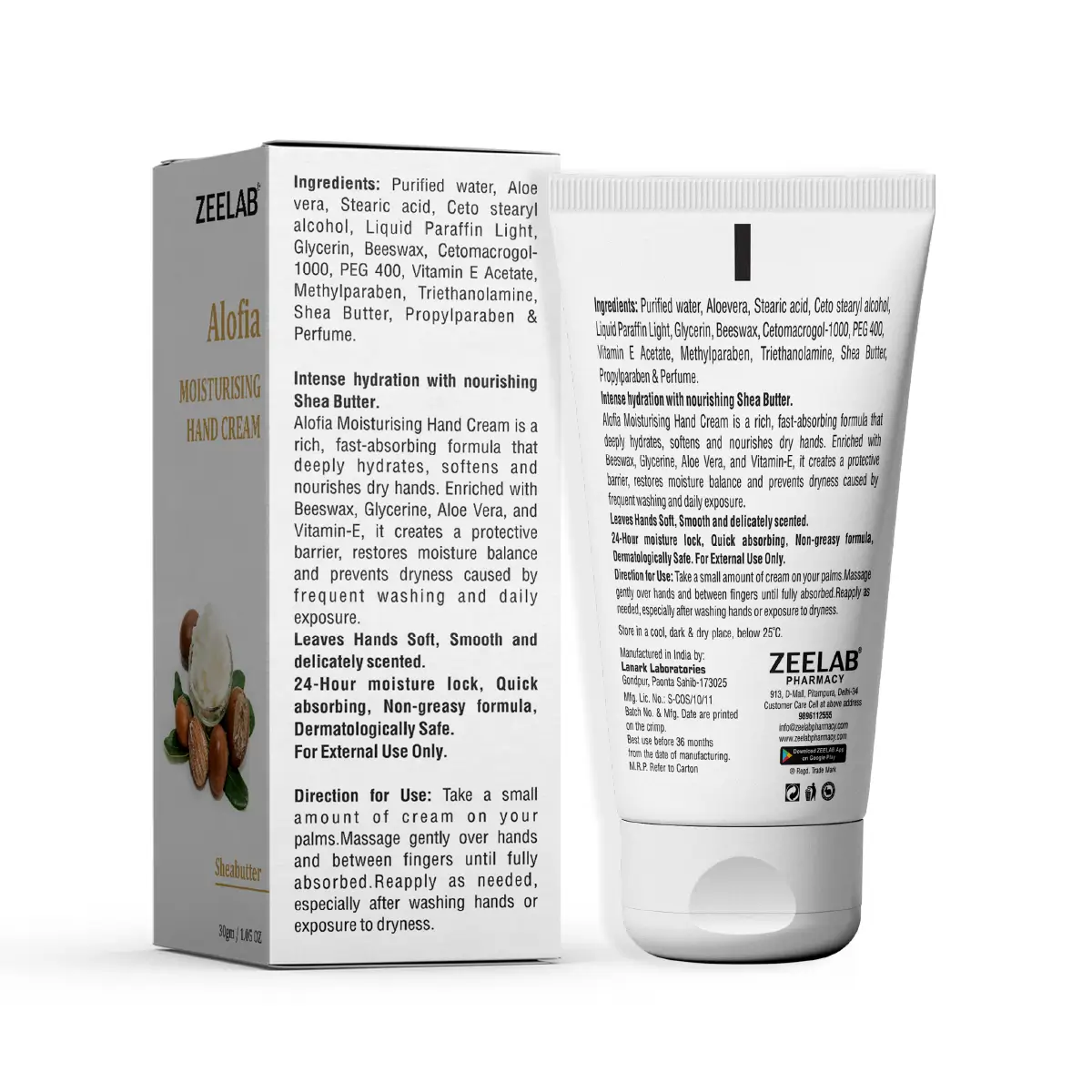 ALOFIA Moisturising Hand Cream &ndash; Sheabutter