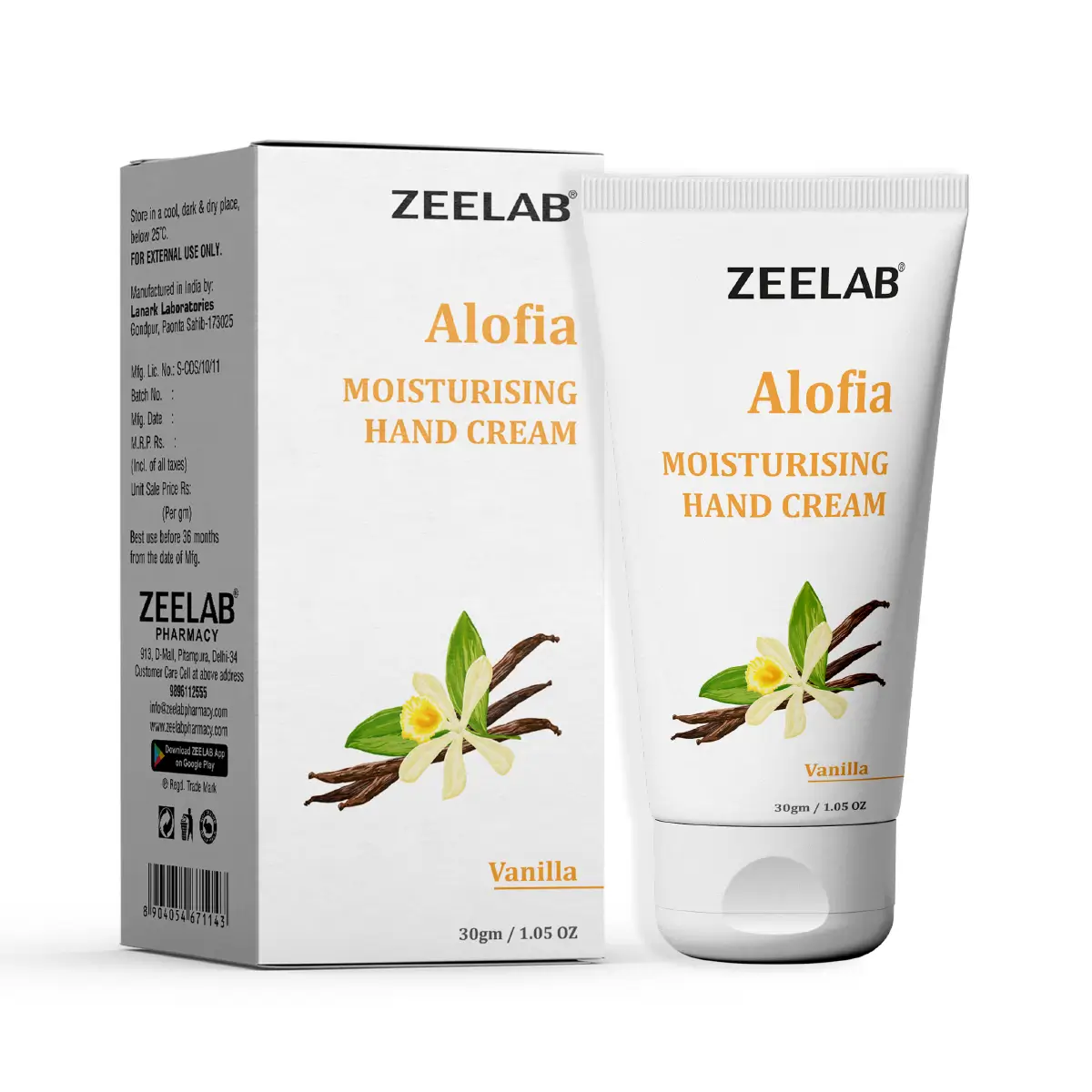 ALOFIA Moisturising Hand Cream &ndash; Vanilla