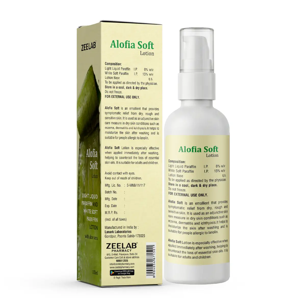 Alofia Soft Lotion 100ml | Daily Dry Skin Protection