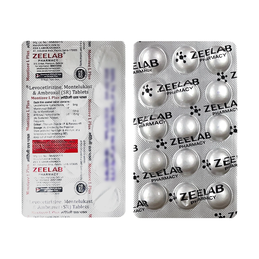 Ambroxol 75mg + Levocetirizine 5mg + Montelukast 10mg Tablet 