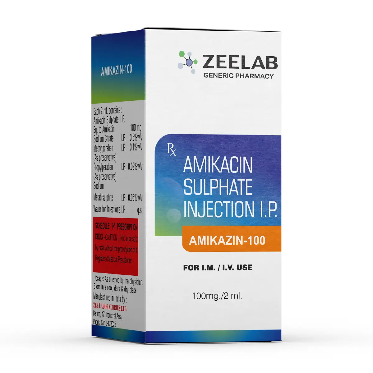 Amikazin 100 Antibiotic Injection