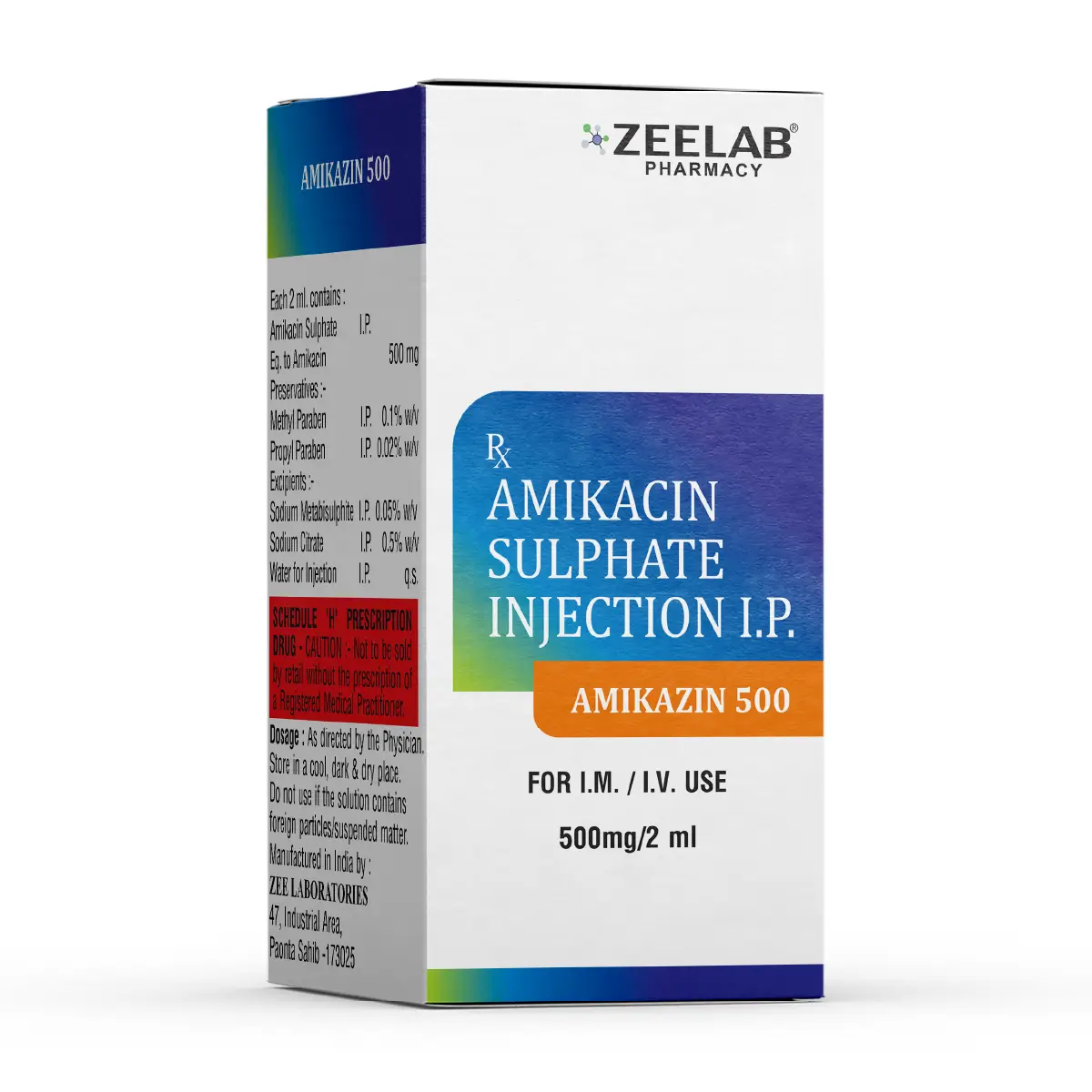 Amikazin 500 Antibiotic Injection