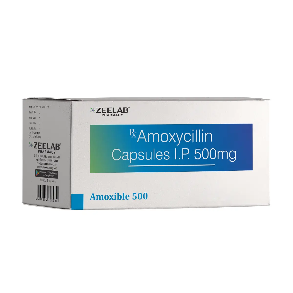 अमॉक्सिसिलिन 500mg कैप्सूल