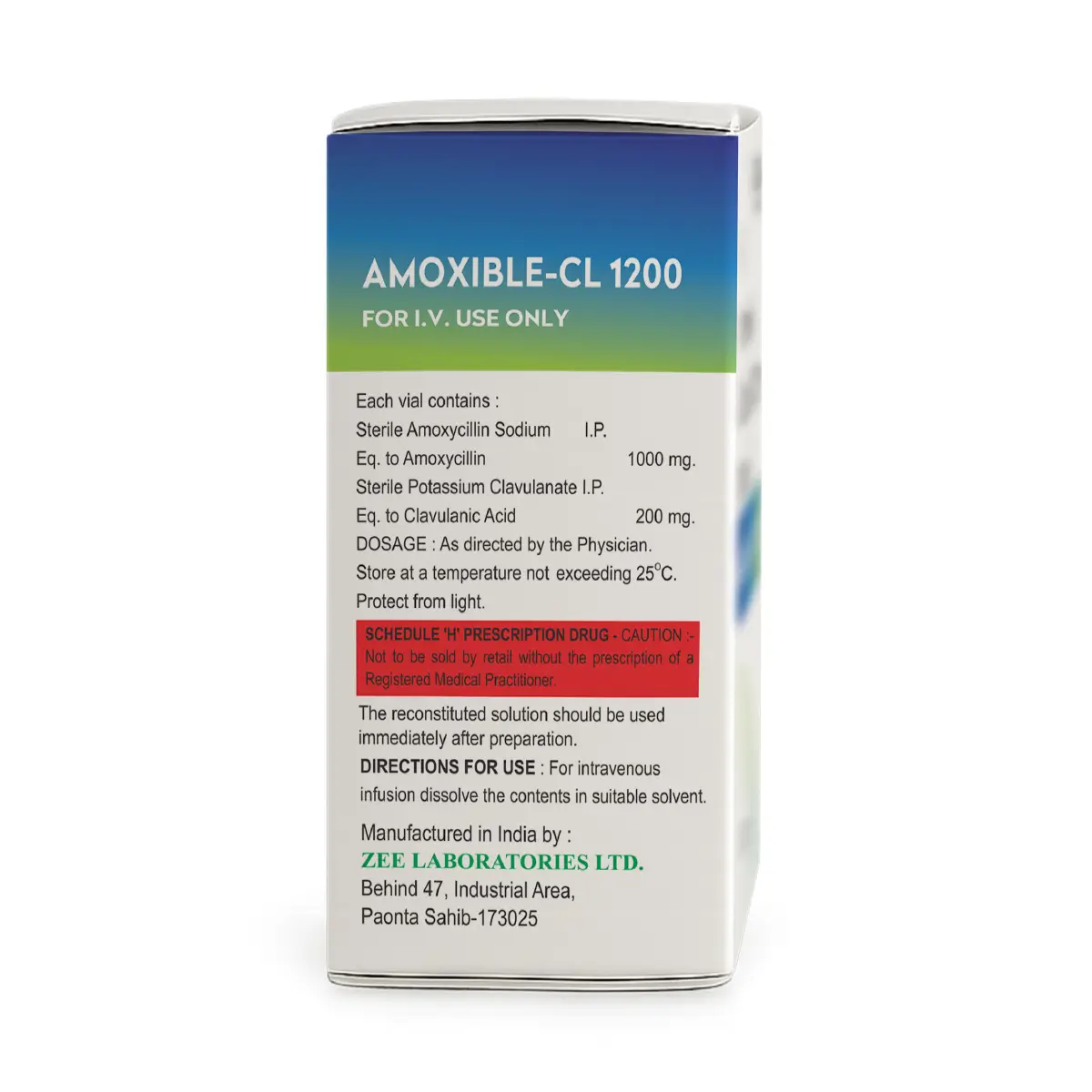 Amoxible CL 1200 Antibiotic Injection