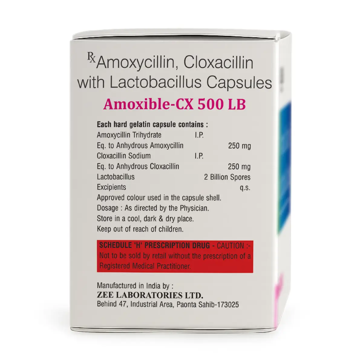 Amoxible CX 500 LB Antibiotic Capsule