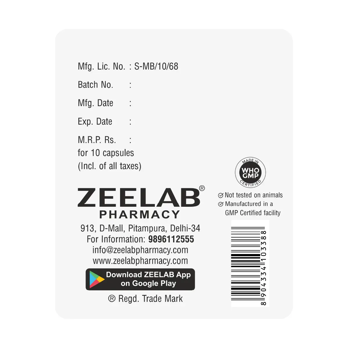 Ampicix 250 Antibiotic Capsule