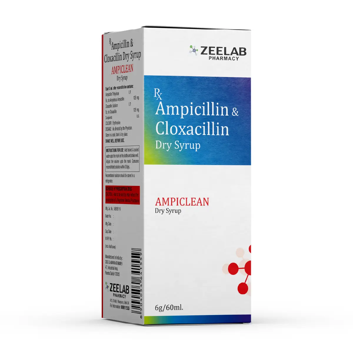 Ampiclean Antibiotic Dry Syrup