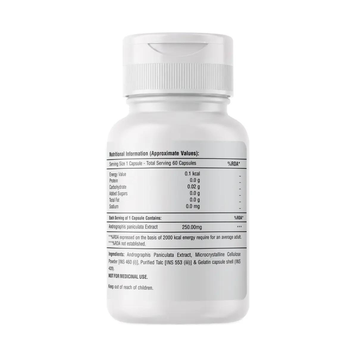 Andrographis Paniculata 60 Capsules