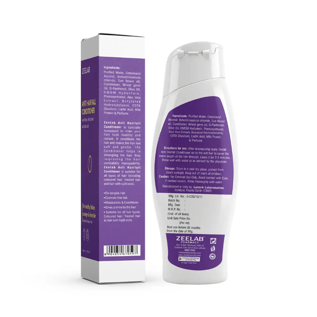 Zeelab Anti Hair Fall Conditioner 100ml