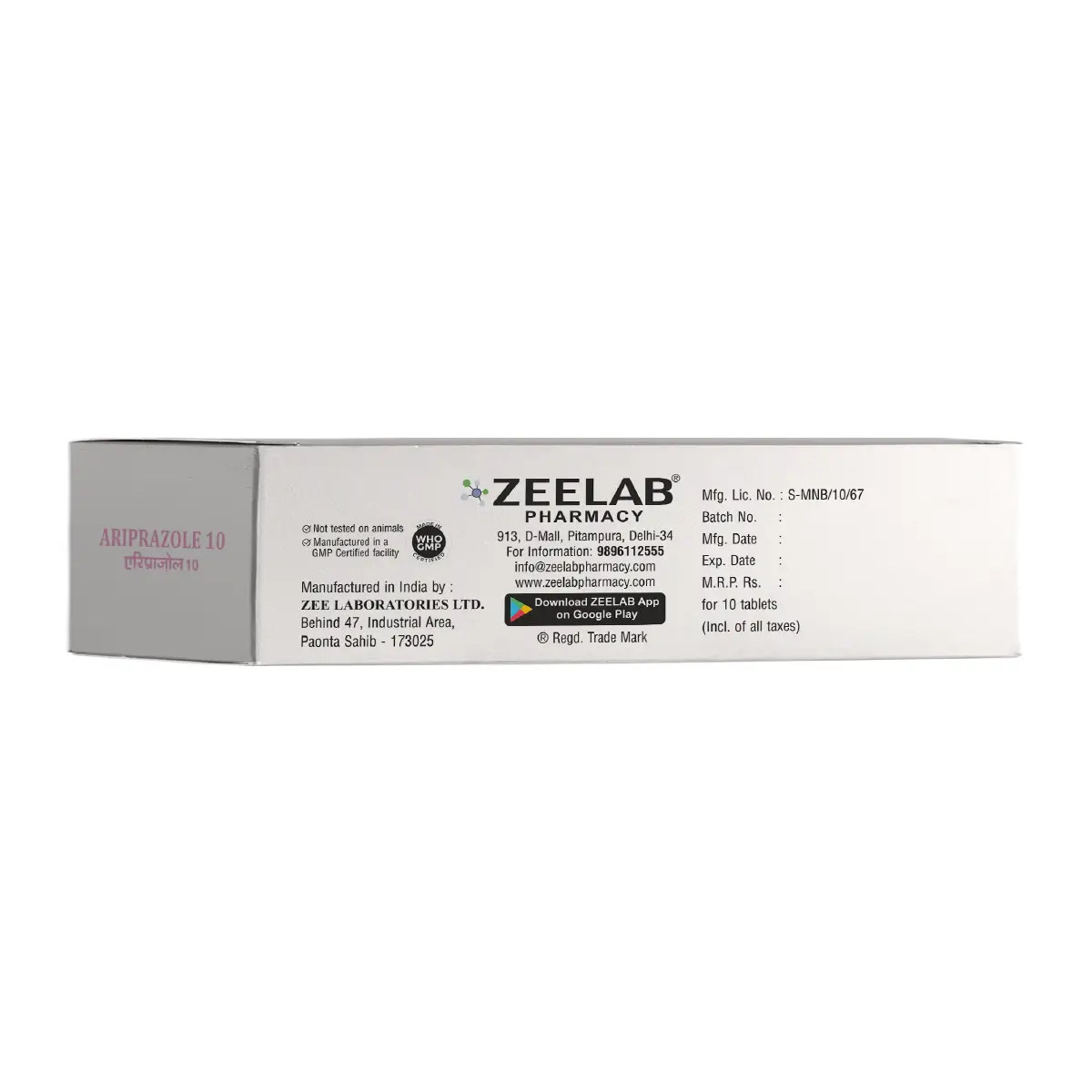 Ariprazole 10 Antipsychotic Tablet