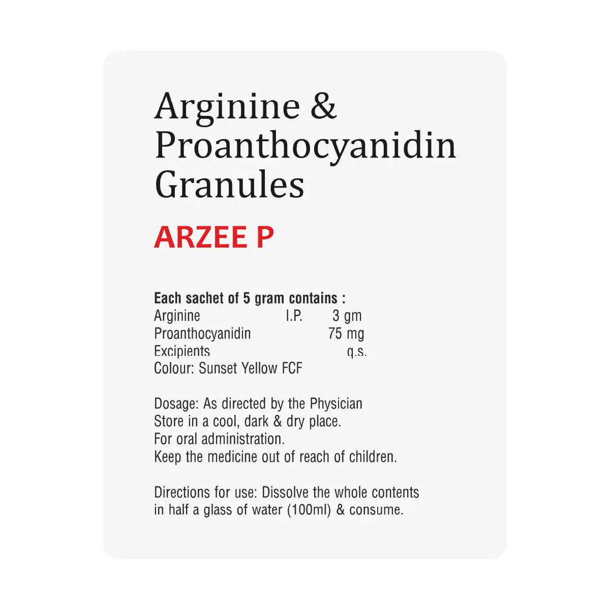Arzee P Granules