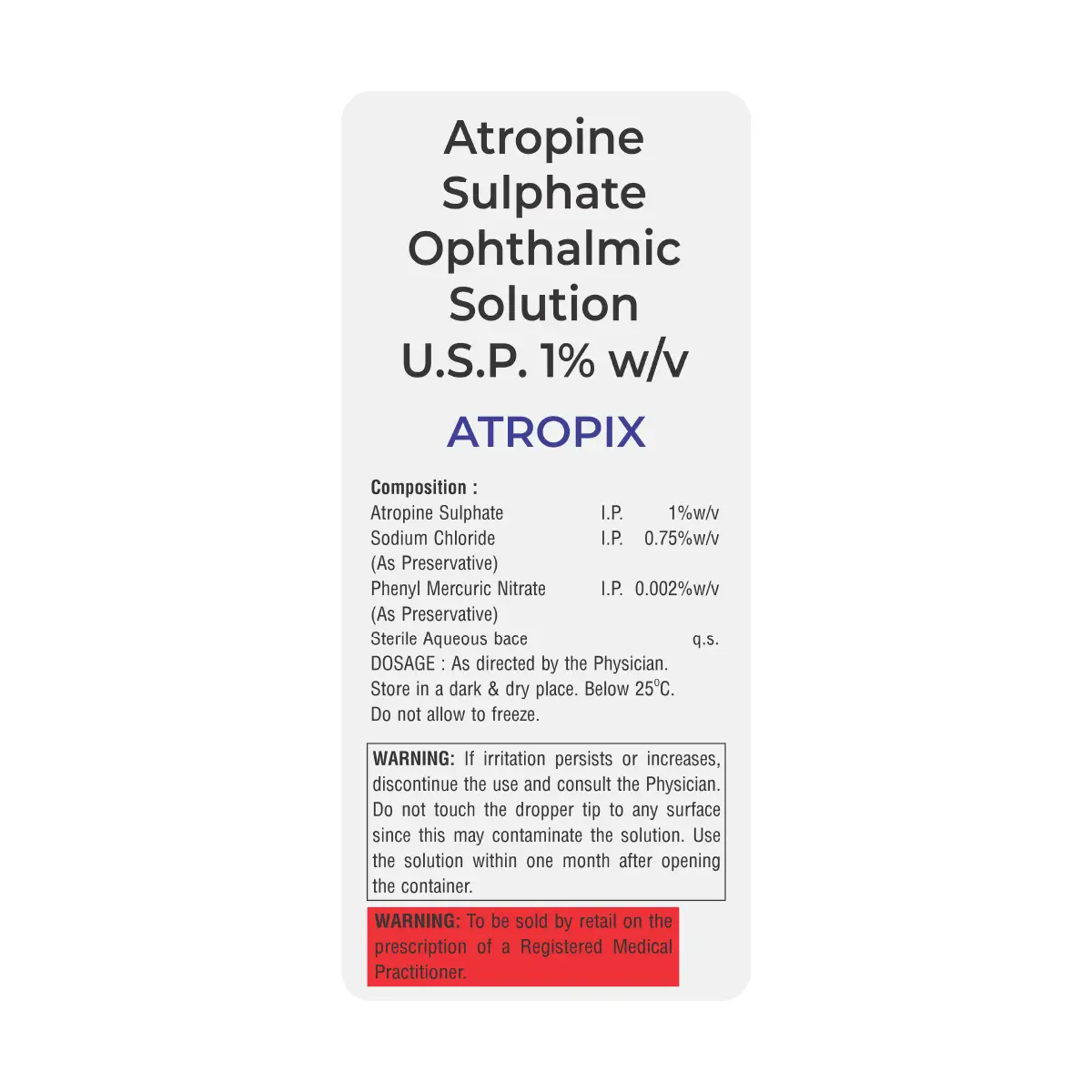 Atropix Eye Drop - 5ml