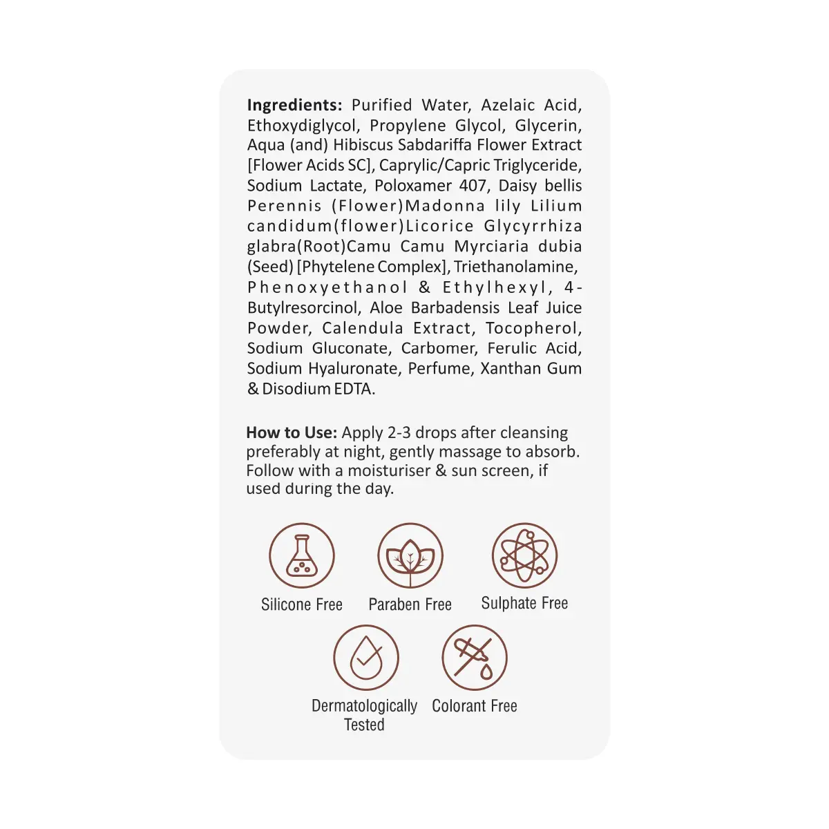 Azelaic Acid Butylresorcinol Ferulic Acid Serum