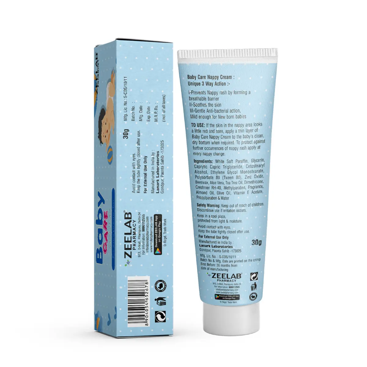 Baby Nappy Rash Cream