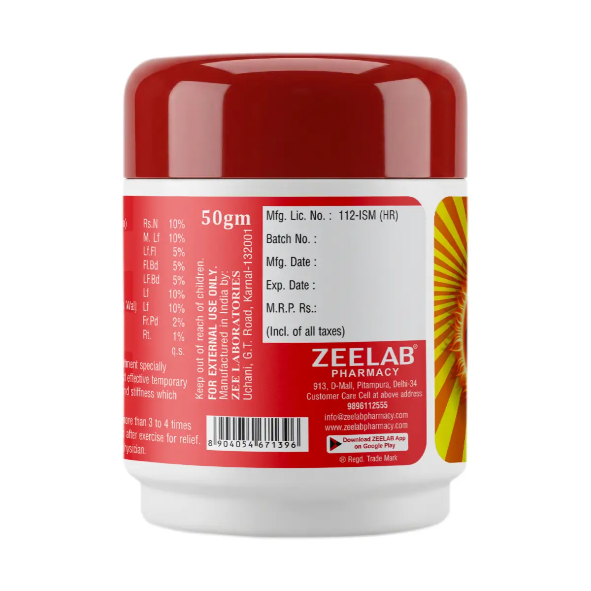 Zeelab Bagh Balm | For Joint Pain & Muscle Relief