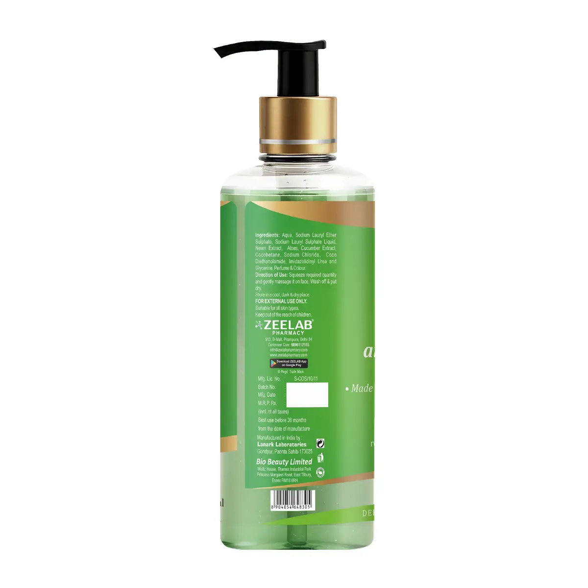 Bio Beauty Aloe Vera Neem Face Wash