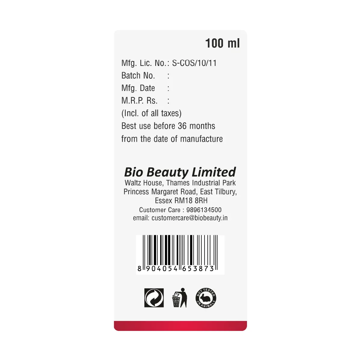 bio beauty face wash 100ml with apple cider and aloe vera face wash