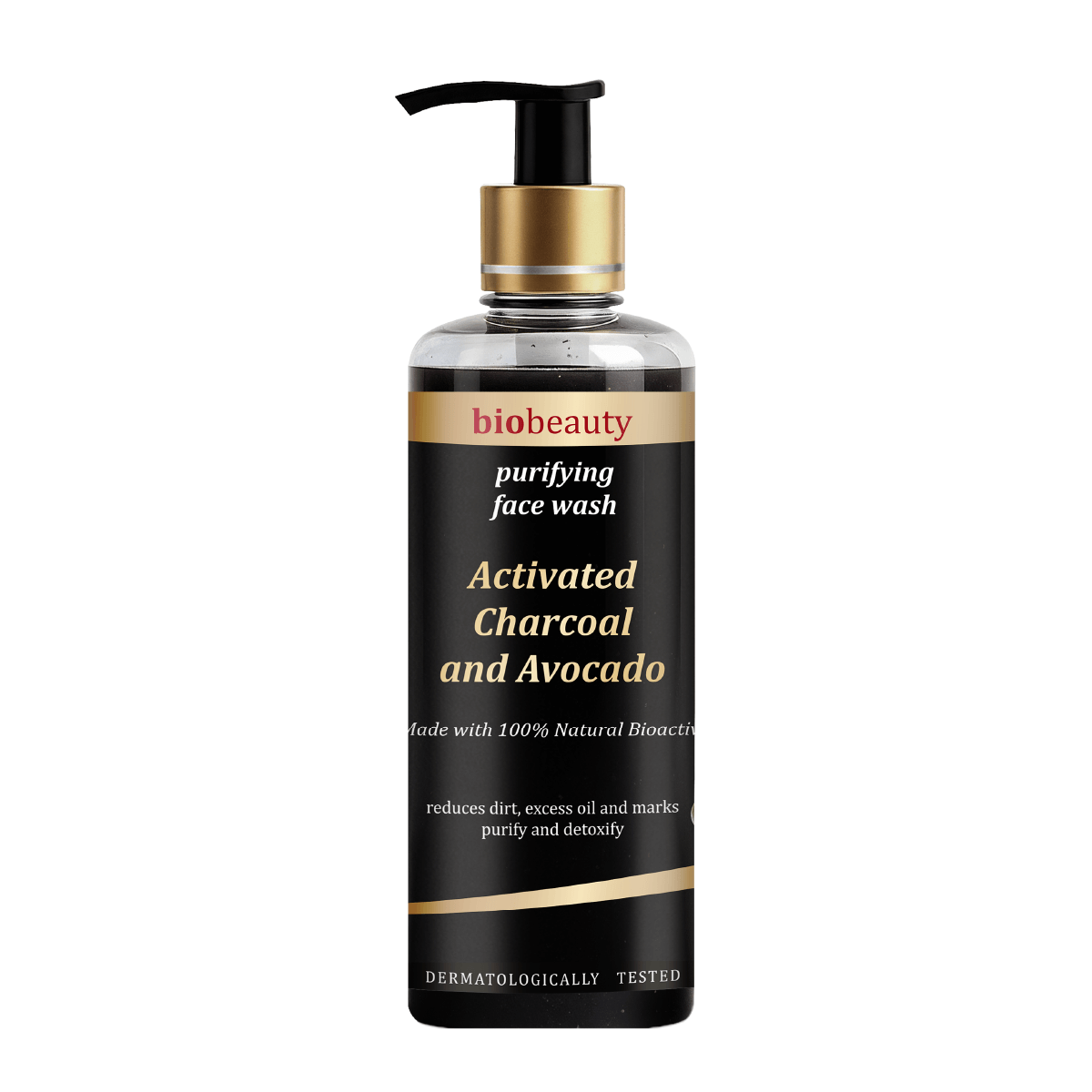 Bio Beauty Purifying Face Wash with Activated Charcoal and Avocado (200 ml)