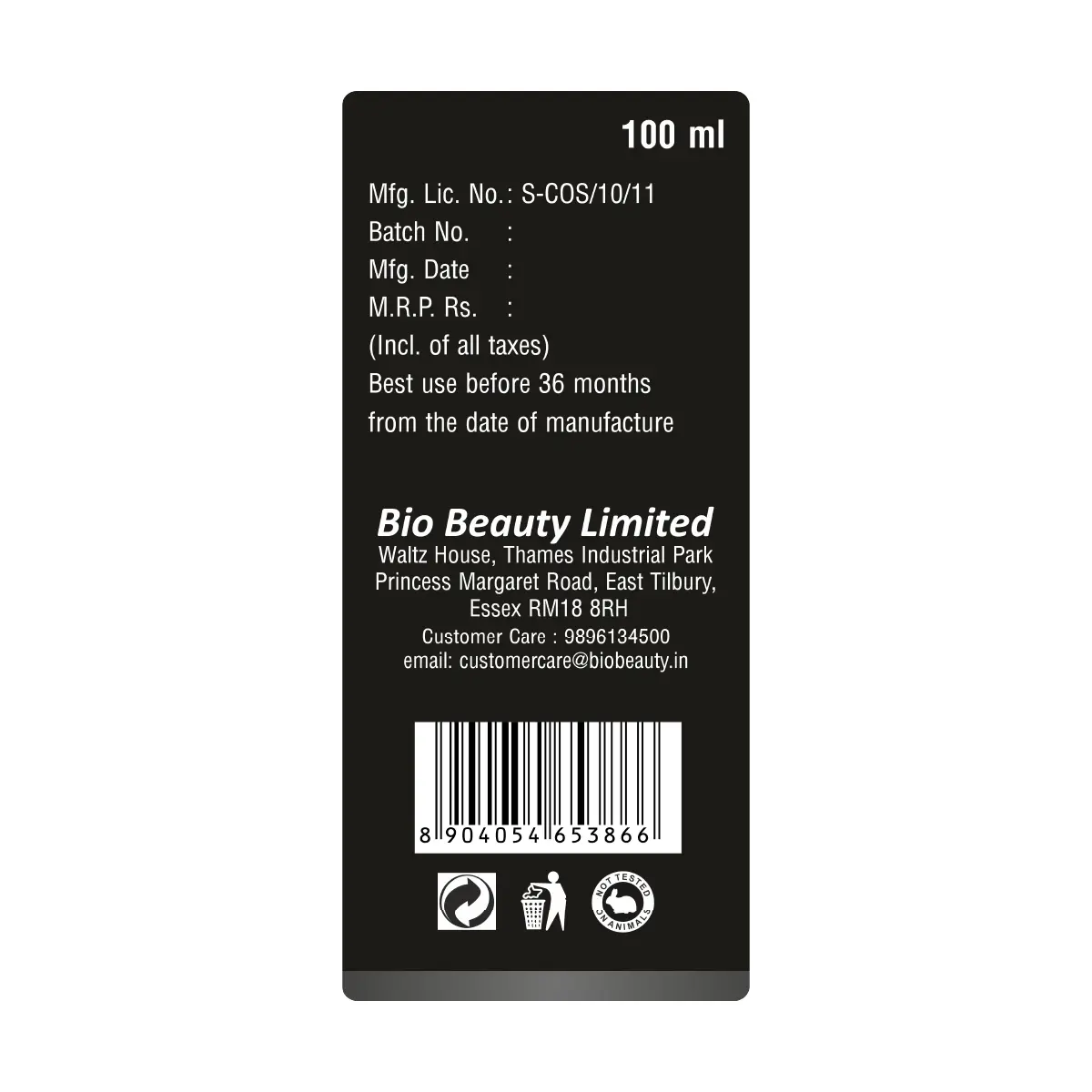 bio beauty face wash 100ml with activated charcoal and avocado