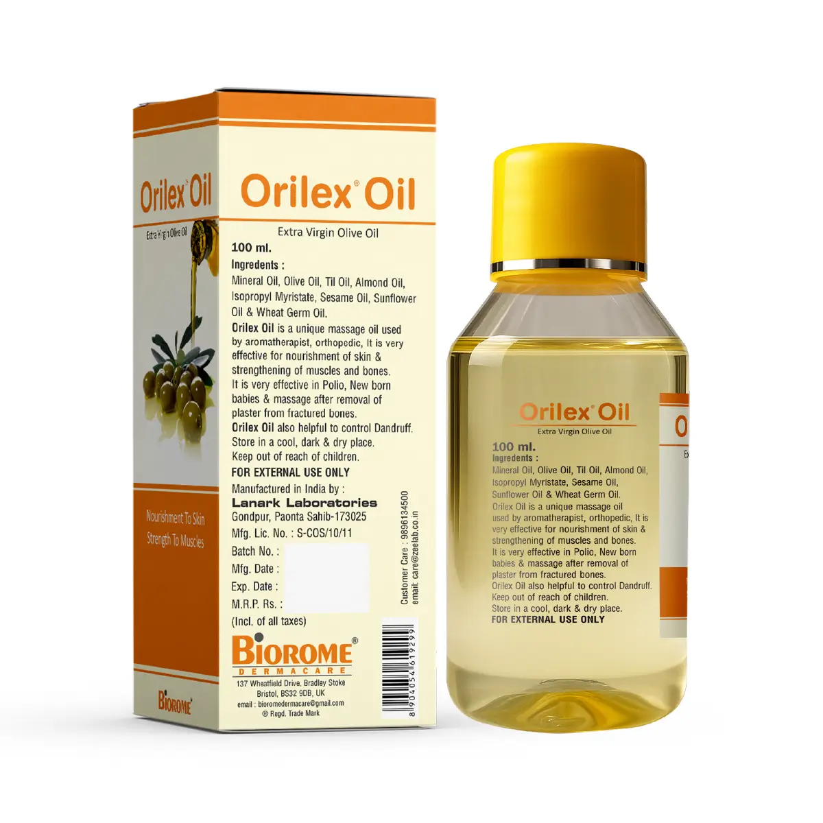 Biorome Orilex Extra Virgin Olive Oil