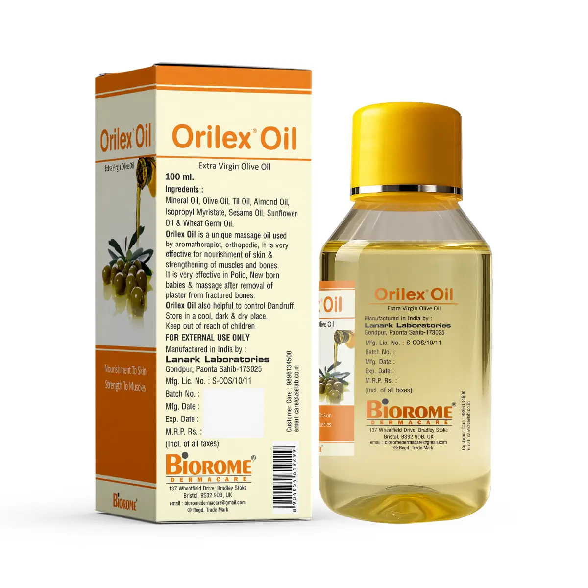 Biorome Orilex Extra Virgin Olive Oil