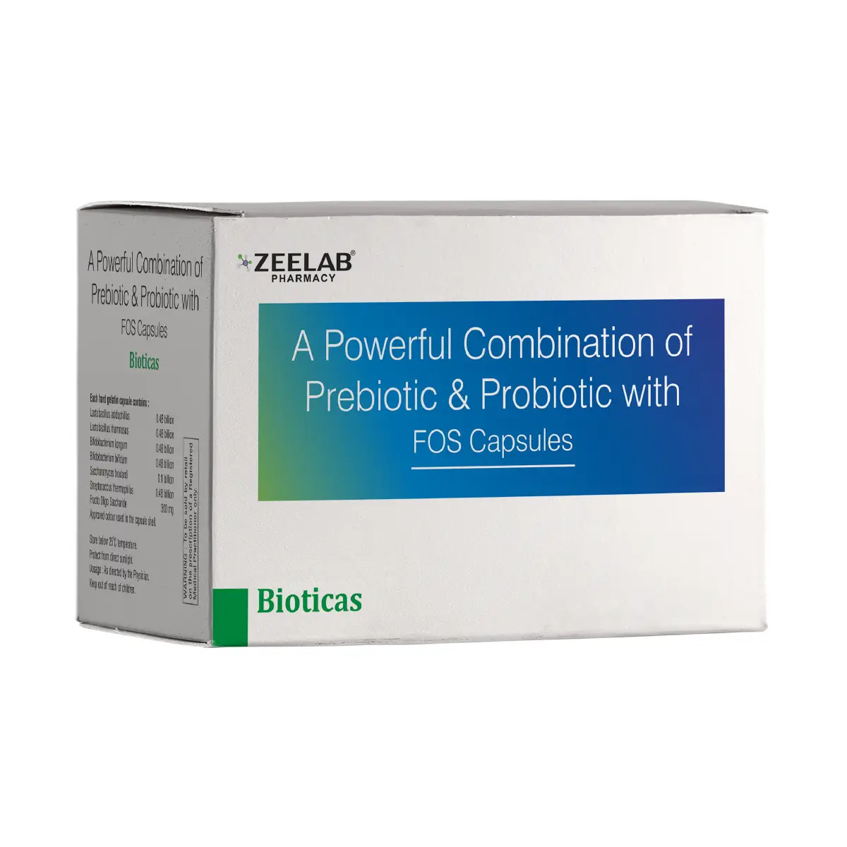 Bioticas Prebiotic and Probiotic Capsule