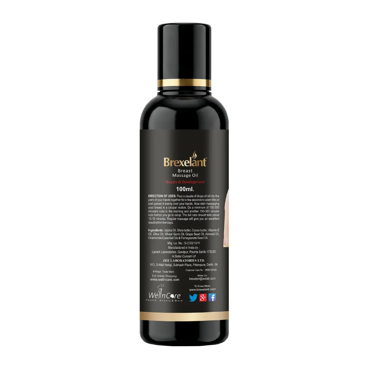 Brexelant Breast Massage Oil 100ml