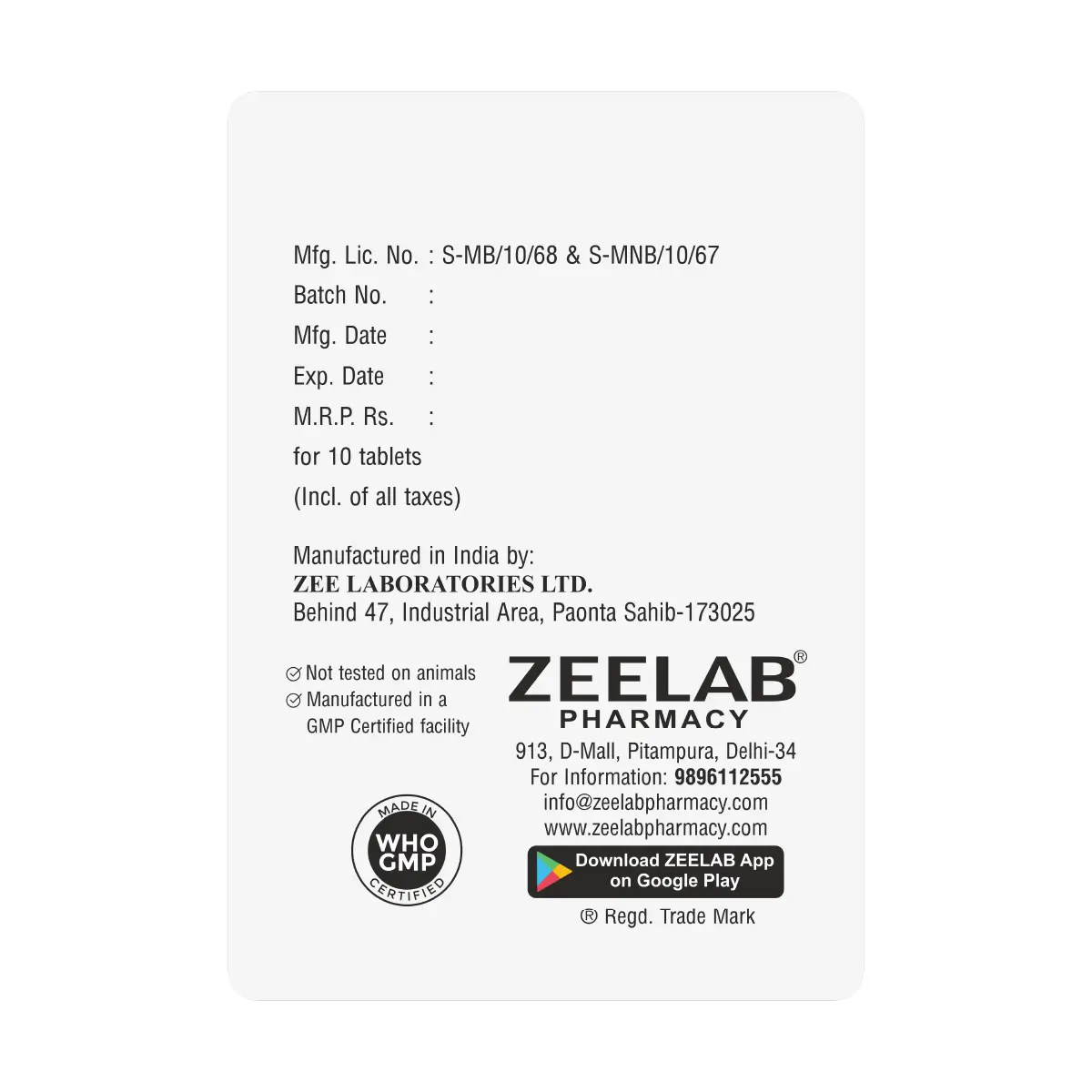  Brozee NAC Effervescent Tablet Sugar Free