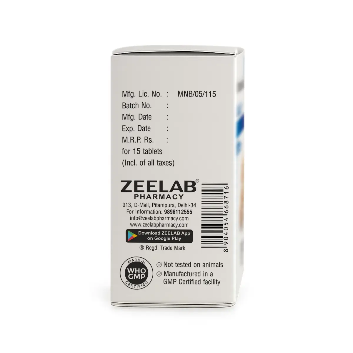 Calvirich Orotate 1000 Tablet