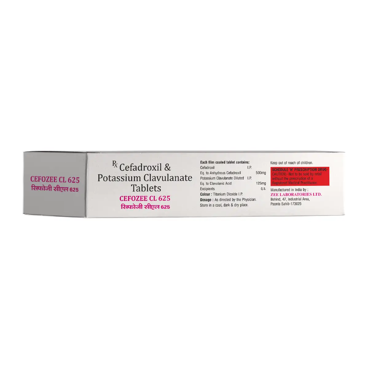 Cefozee CL 625 Antibiotic Tablet