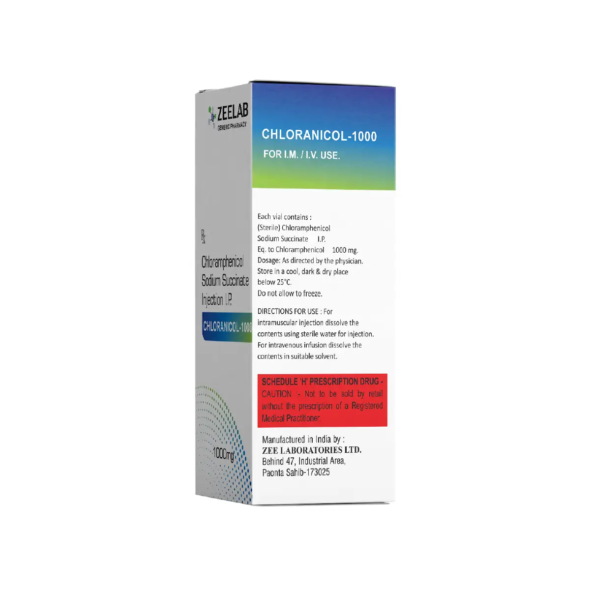 Chloranicol 1000 Antibiotic Injection